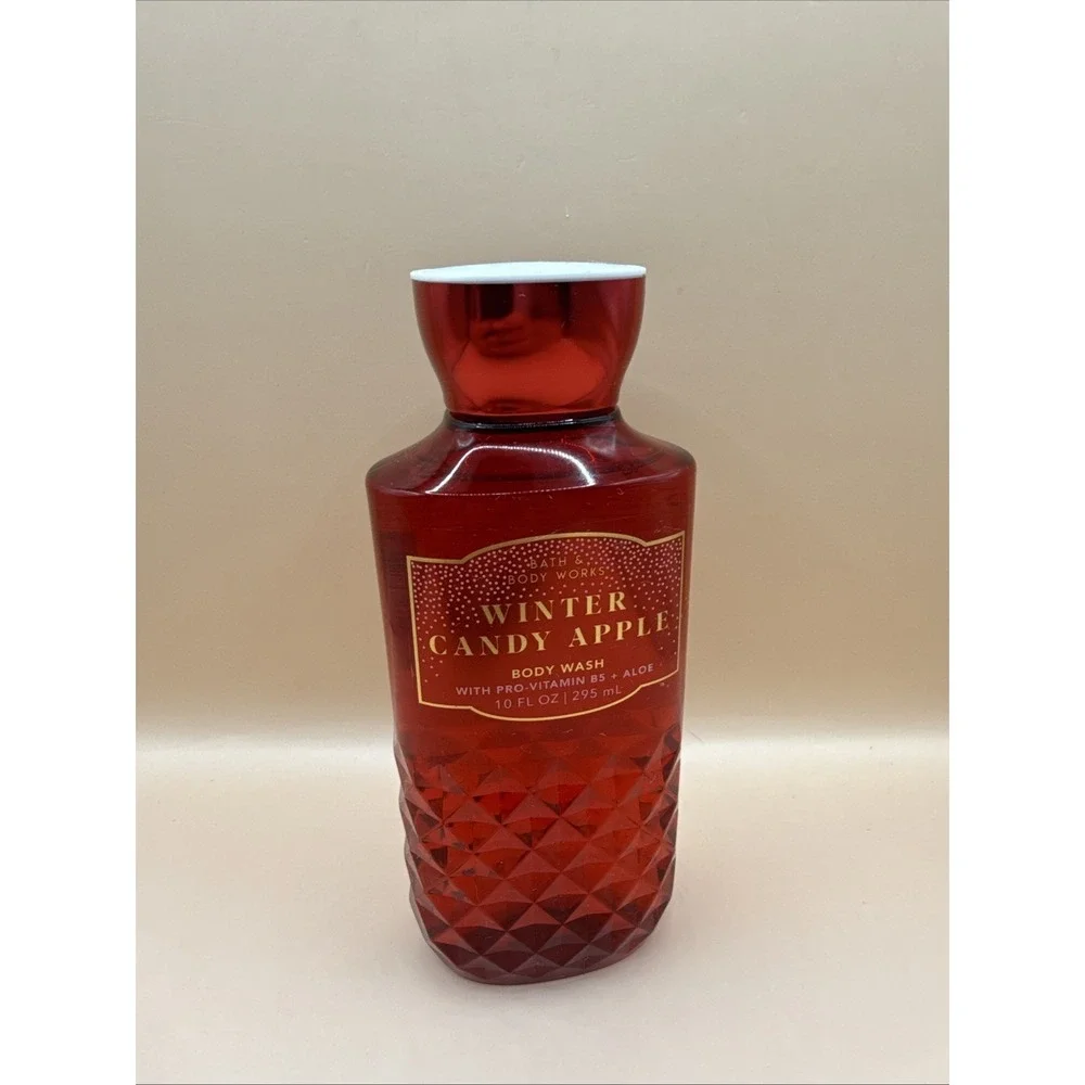 BATH &‎ BODY WORKS WINTER CANDY APPLE BODY WASH w/ PRO-VITAMIN B5 10FL OZ/295 ml